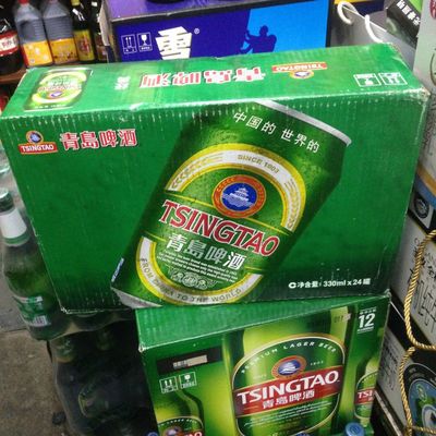特价 青岛五厂啤酒崂山易拉罐500ml 1*12 一箱 全国部分地区包邮